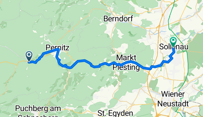 From Sollenau to Gutenstein