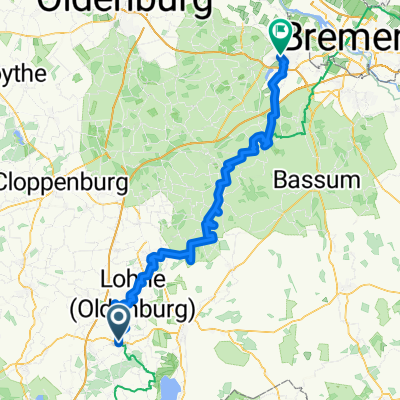 Brückenradweg, Lohne - Delmenhorst