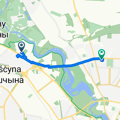 улица Крупцы, Минск до улица Веры Слуцкой, Минск