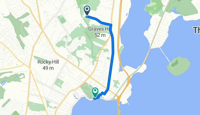 Charlotte Dr, Falmouth to Back Cove, Portland