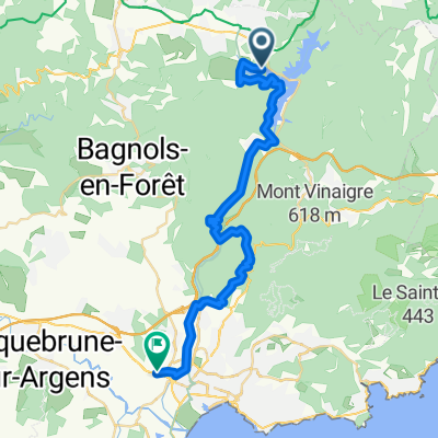 Chemin du Gabinet, Montauroux à D N7, Fréjus