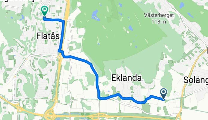 Alfagatan to Bankogatan C