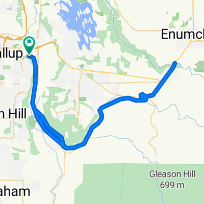 Puyallup to Buckley, return