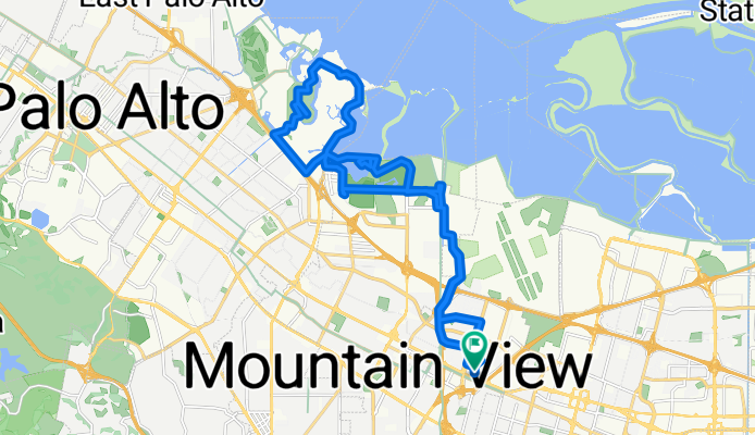 Nicholas Dr, Mountain View to Nicholas Dr, Mountain View