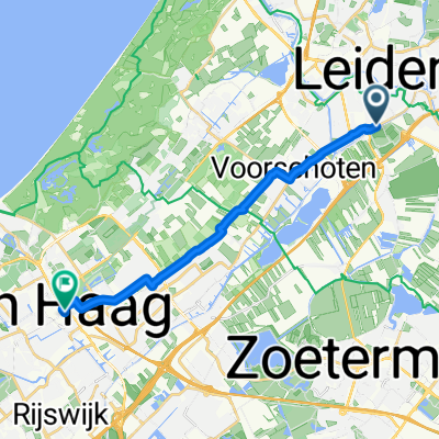 Epsilonplantsoen, Leiden to Turfmarkt, The Hague
