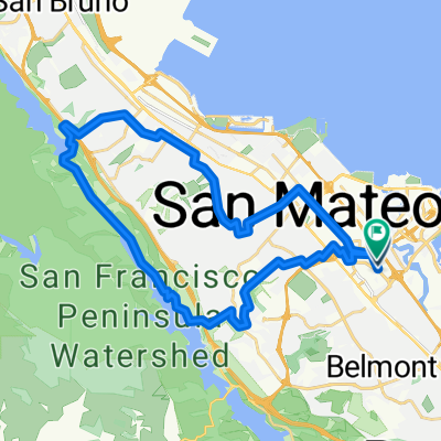 Salisbury Way, San Mateo to Lafayette St, San Mateo