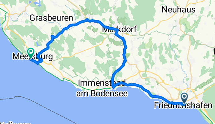 Friedrichshafen - Markdorf - Meersburg