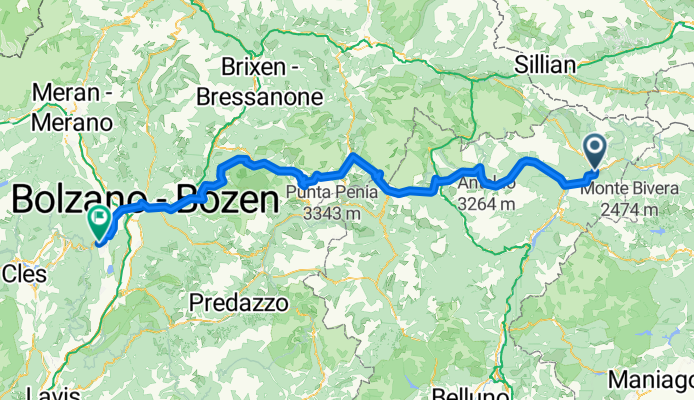 Santo Stefano di Cadore - Kaltern an der Weinstrasse