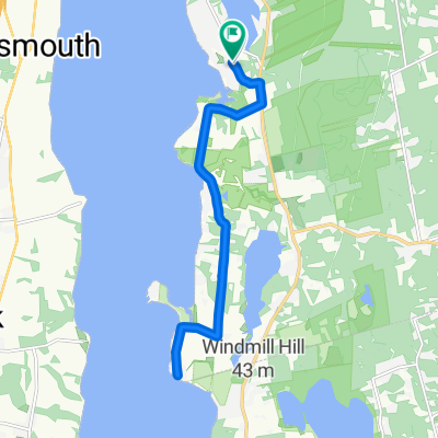 Indian Point Rd, Tiverton to Indian Point Rd, Tiverton