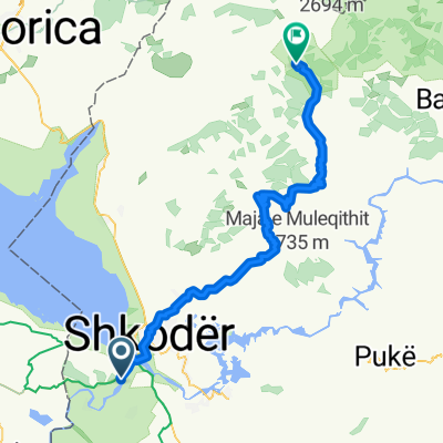 Skhoder - Theth (gravel way)