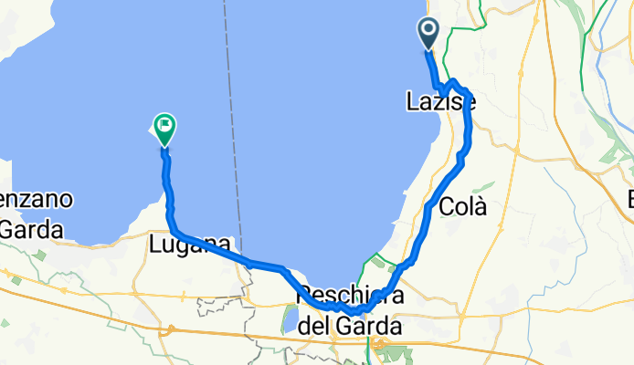 Strada Canova to Viale Guglielmo Marconi