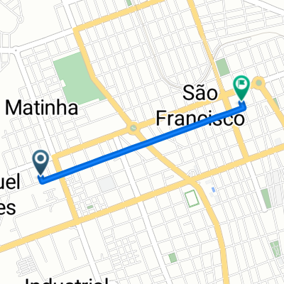 De Rua Geraldo Matias de Abreu a Rua Presidente Vargas