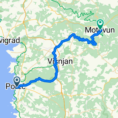 Porec to Motovun - Zagrebačka ulica to Ulica Borgo