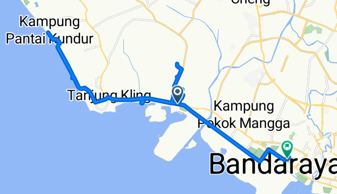 Jalan Klebang Kecil to Jalan KLJ