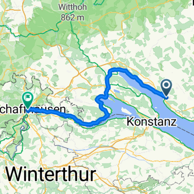 Aachstraße, Uhldingen-Mühlhofen nach Steigstrasse, Schaffhausen