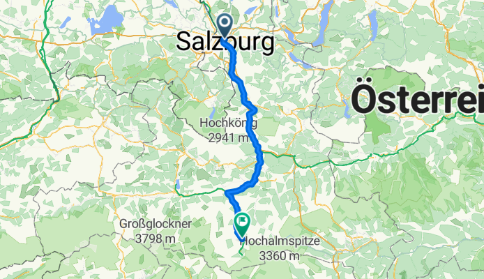 salzburg hbf-Erlengrund Gastein camp 105 km