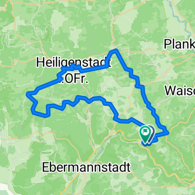 Route in Wiesenttal
