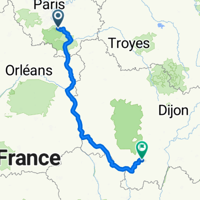 Rue Robert Schuman, Saint-Fargeau-Ponthierry à Rue de la Mairie, Pouilloux