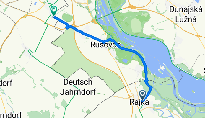 Szabadság tér, Rajka - Untere Hauptstraße, Köpcsény