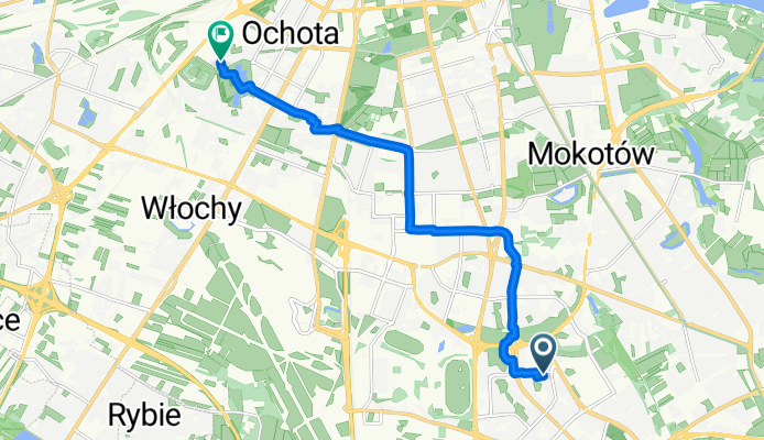 Zamiany, Warszawa do Filipinki, Warszawa