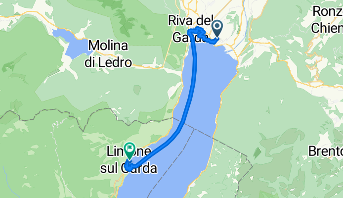 Von Riva del Garda bis Limone sul Garda
