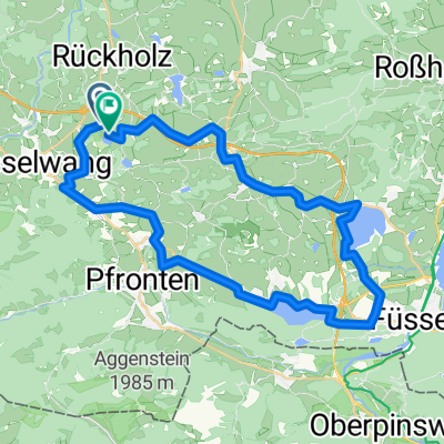 Allgäu-Schlösser und Ruinen - kurz var