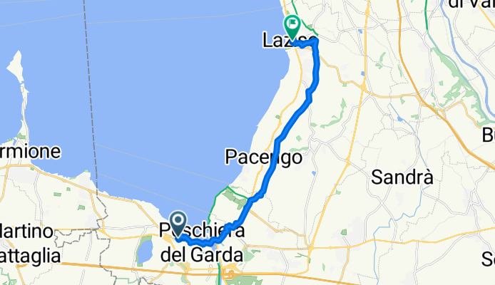 From Peschiera del Garda to Lazise