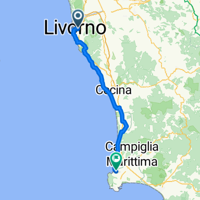 Via Emilio Zola, Livorno nach Grattalocchio, Piombino