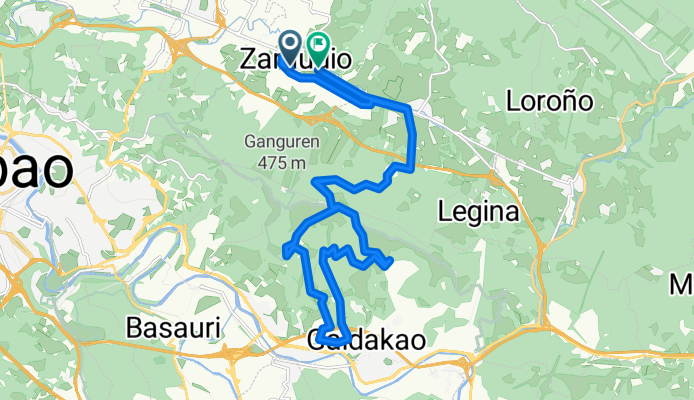 Wikiloc - Route in Zamudio - Route in Zamudio