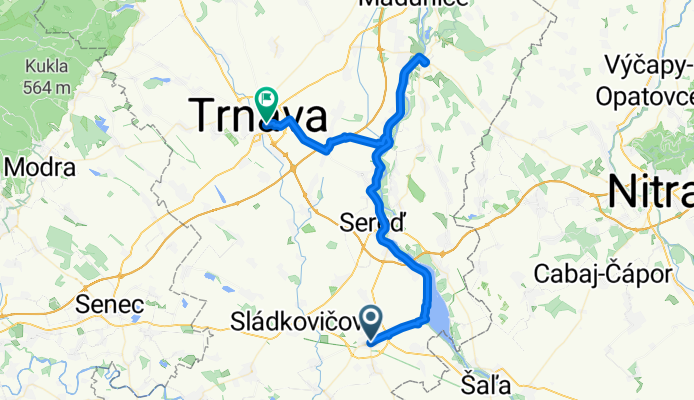 Šalská to Slovakia