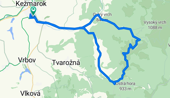 Cez Zelené údolie.