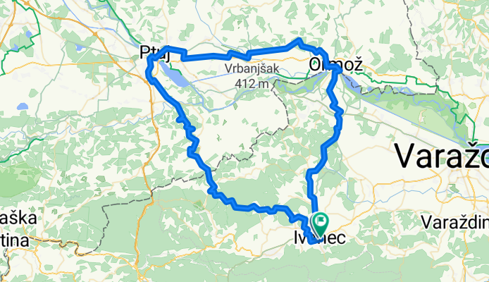 Route in Ivanec
