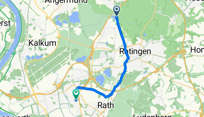 Fritz-Bauer-Straße, Ratingen nach Am Schneisbroich, Düsseldorf