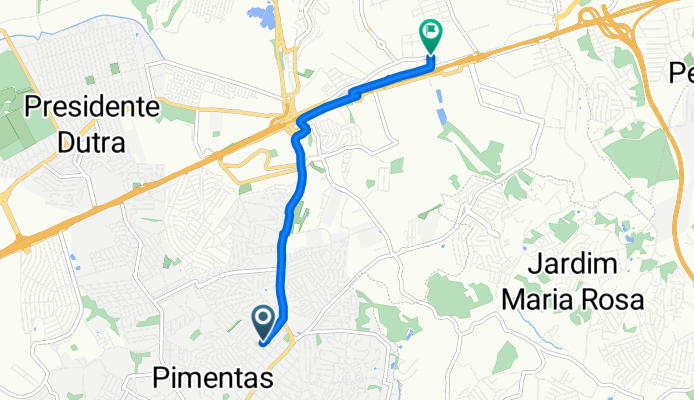 Rua Marcondes Munhos, Guarulhos a Rua Marinaro, Guarulhos