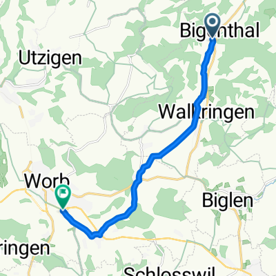 Küebiweg, Bigenthal nach Richigenstrasse, Worb