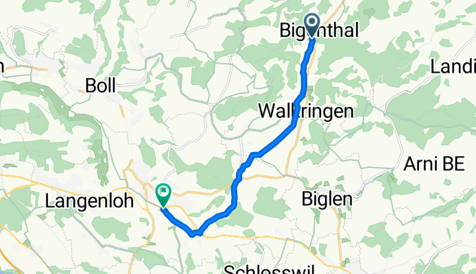 Küebiweg, Bigenthal nach Richigenstrasse, Worb