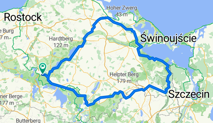 Route in Hohen Wangelin