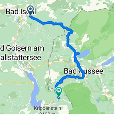 47.706, 13.647 nach 47.565, 13.722