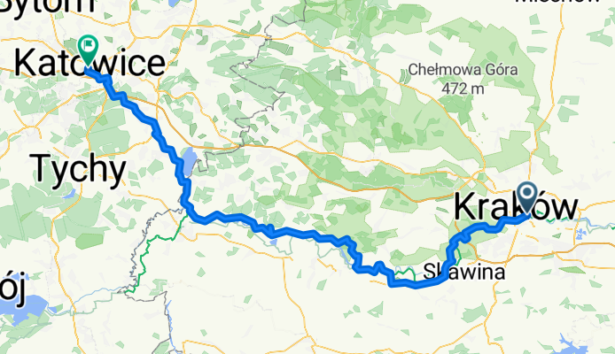 Grzegórzecka, Kraków do Stawowa, Katowice