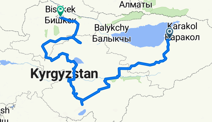 Tian Shan Traverse, Kyrgyzstan