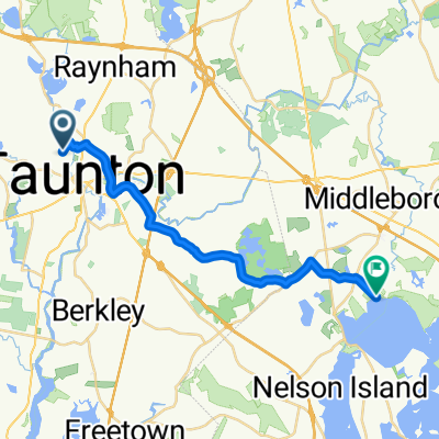 Danforth St, Taunton to Staples Shore Rd, Lakeville