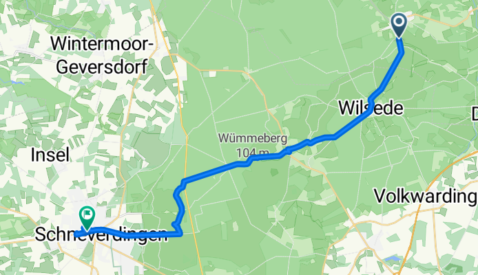 Wilseder Straße nach Schneverdingen Am Brink