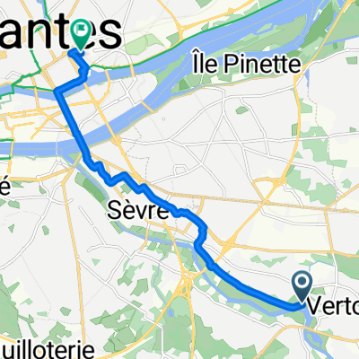 Quai de la Chaussée des Moines, Vertou to Rue de la Biscuiterie, Nantes