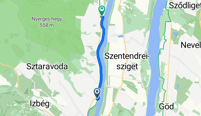 Berkenye utca, Szentendre - Kemping utca, Leányfalu