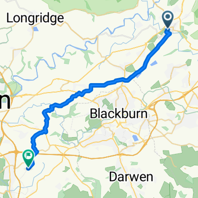 Route to Top O'Th' Lane