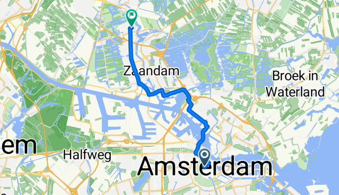 Von Amsterdam bis Zaandijk
