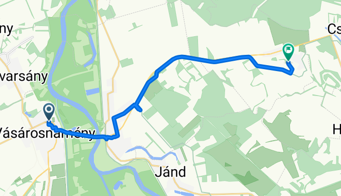 Kossuth Lajos utca, Vásárosnamény - Bajcsy-Zsilinszky Endre utca, Tákos