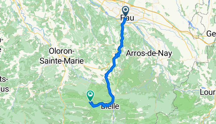 From Pau to Bilhères