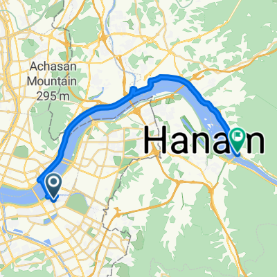 Route from Sincheon-dong 17-4