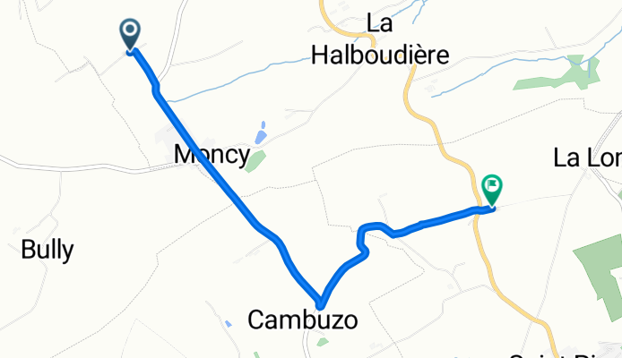 Le Bois de Moncy, Moncy à Saint-Pierre-d'Entremont